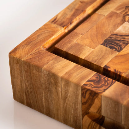 Mosaic Olive Wood Board – Handcrafted Serving & Cutting Board