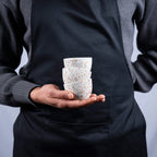 14-Piece Ceramic & Olive Wood Set