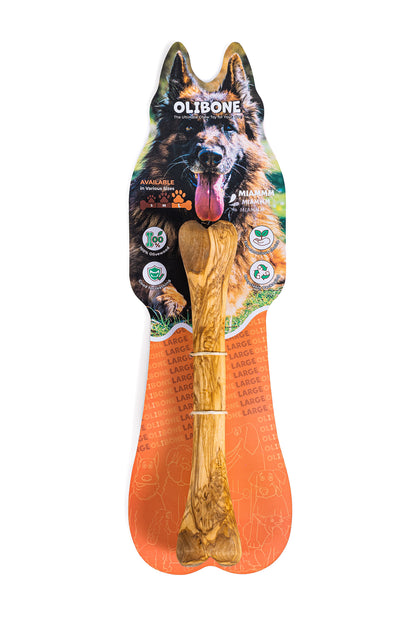 Darido Olibone Olive Wood Dog Toy | 3 sizes | Safe, Sustainable, and Durable