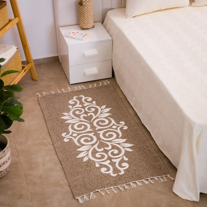 Reversible Cotton Bedside Rugs — Baroque, Cazen and Ornella