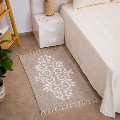 Reversible Cotton Bedside Rugs — Baroque, Cazen and Ornella