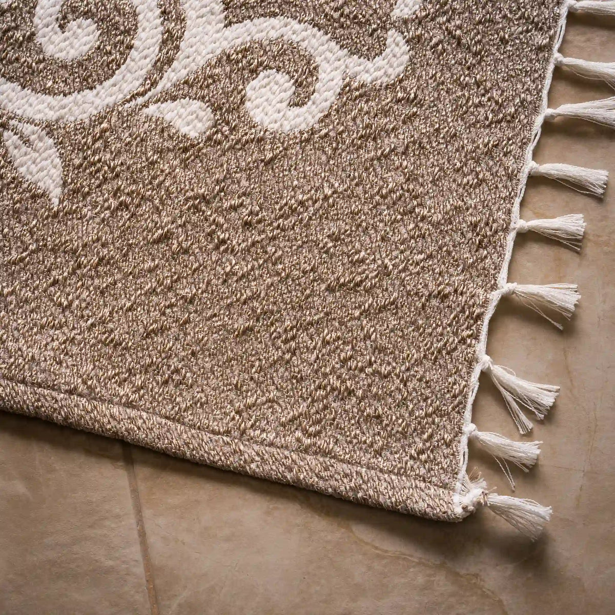 Reversible Cotton Bedside Rugs — Baroque, Cazen and Ornella