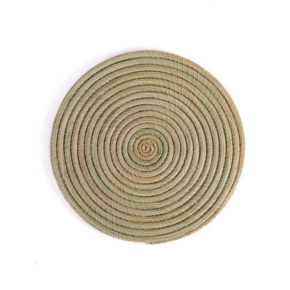 DARIDO Halfa Round Placemat, 35cm | Eco-Friendly, Handmade and Elegant