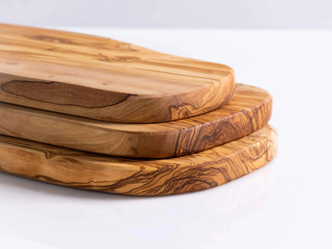 DARIDO Handmade Olive Wood Large Kitchen Board | 40x18 | Eco-Friendly, Durable and Multi-Functional Kitchenware 