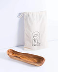 Rustic Olive Wood Serving Tray | Handmade Bread & Fruit Platter