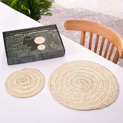 Darido Saaf Placemat, Coaster 20cm - Hangable & Multifunctional | Eco-Friendly, Durable