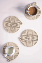 Beige Coaster - 15cm