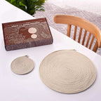 Beige Coaster - 15cm
