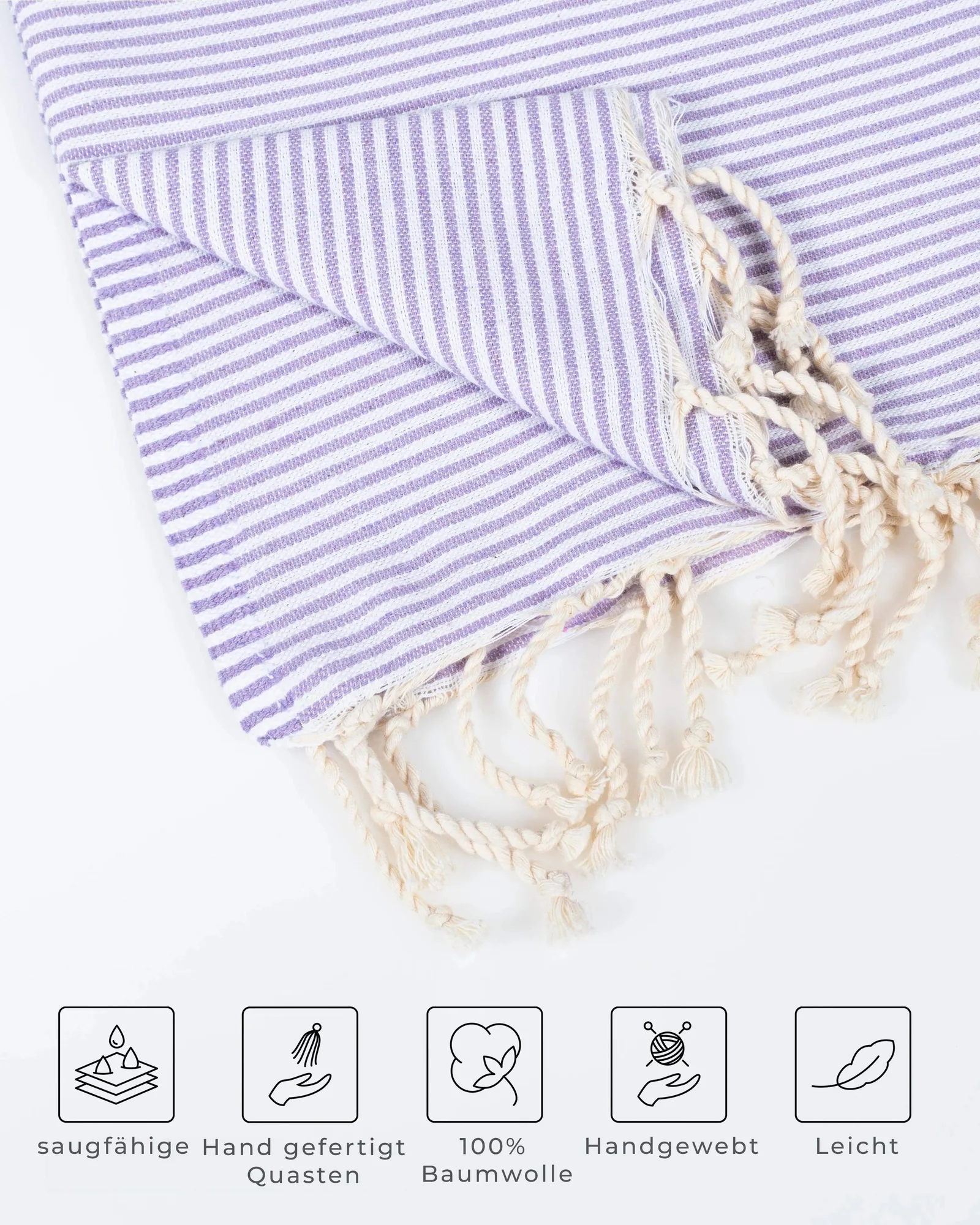 Oversized Honeycomb Hammam Towel – 100% Cotton, product view 3 of 34