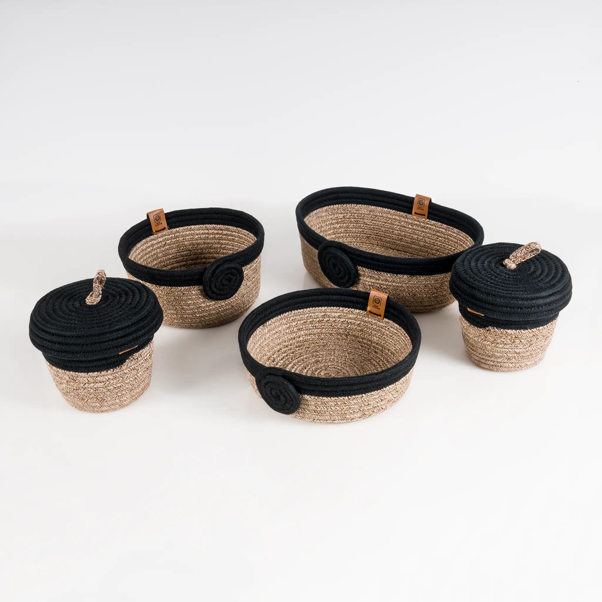 Organa 5-Piece Braided Cotton Basket Set, product view 4 of 9